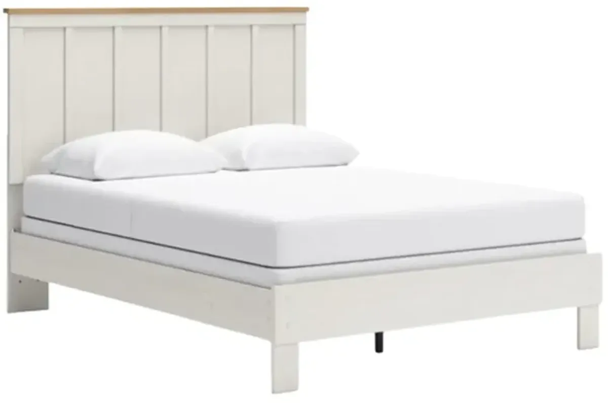 Benchcraft® Linnocreek White Queen Panel Bed