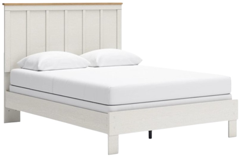 Benchcraft® Linnocreek White Queen Panel Bed