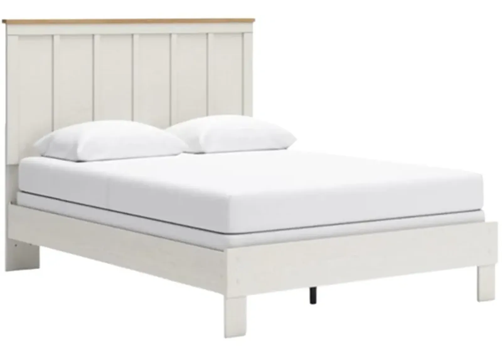 Benchcraft® Linnocreek White Queen Panel Bed