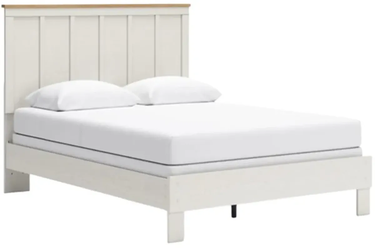 Benchcraft® Linnocreek White King Panel Bed