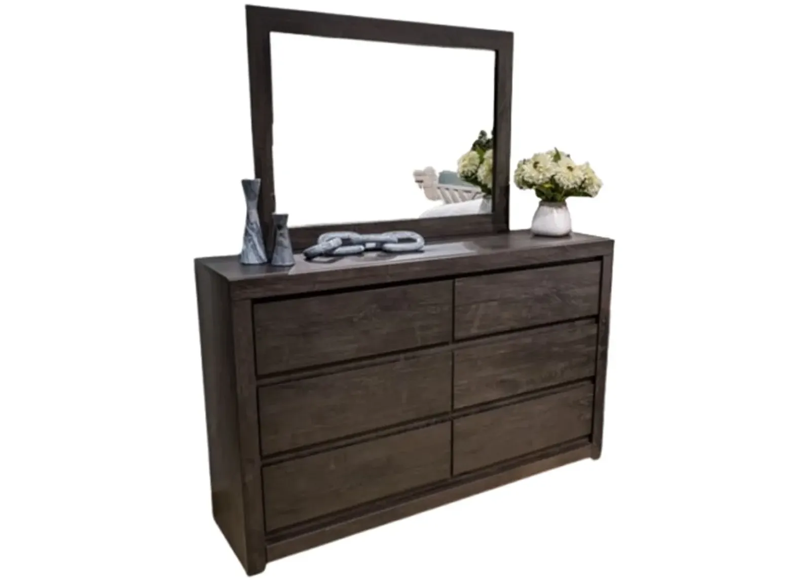 Signature Design by Ashley® Fraluna Charcoal Dresser and Mirror