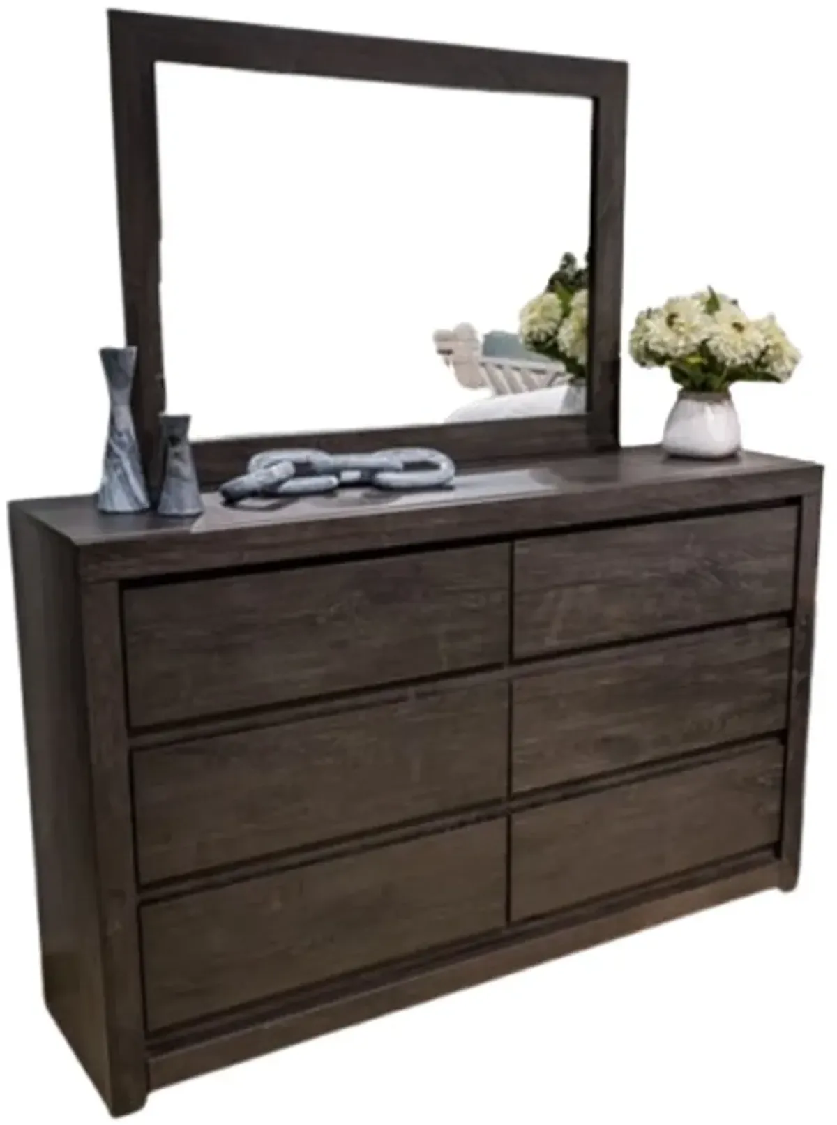 Signature Design by Ashley® Fraluna Charcoal Dresser and Mirror