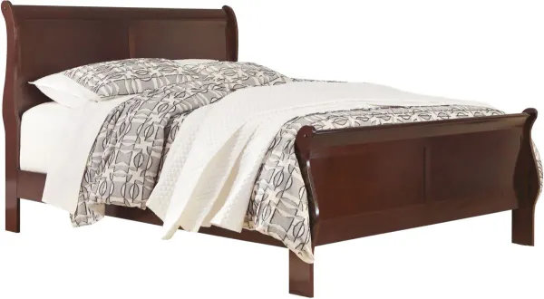 Signature Design by Ashley® Alisdair Reddish Brown King Sleigh Bed