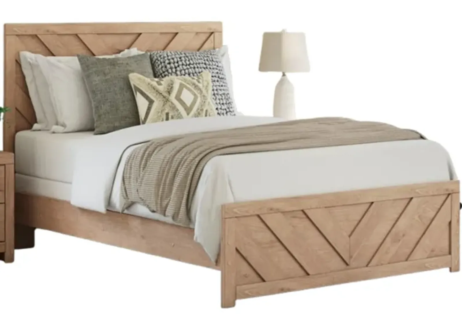 Signature Design by Ashley® Sanginlane Tan Queen Panel Bed