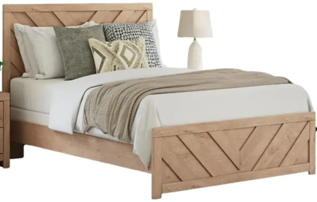 Signature Design by Ashley® Sanginlane Tan Queen Panel Bed