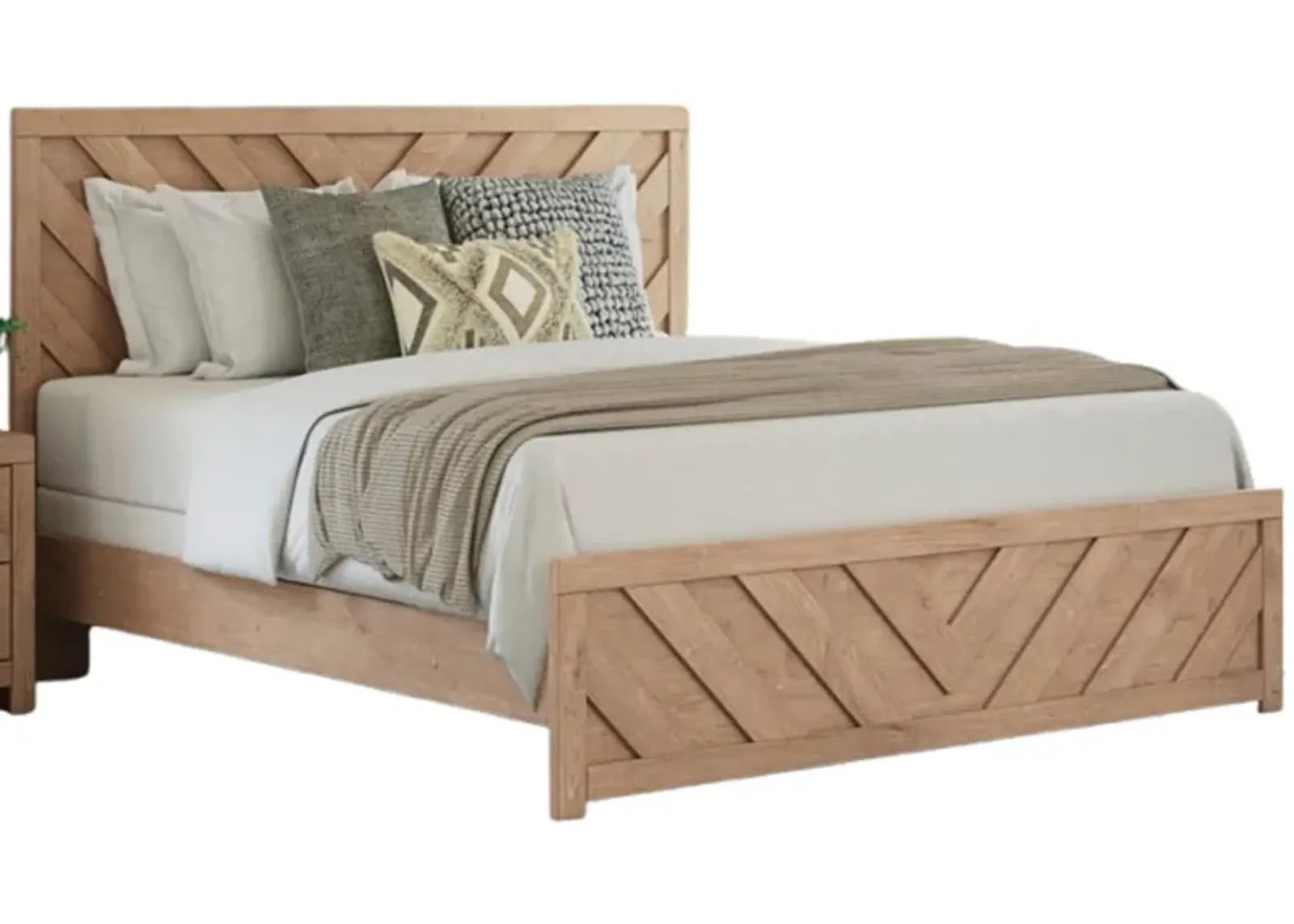 Signature Design by Ashley® Sanginlane Tan King Panel Bed