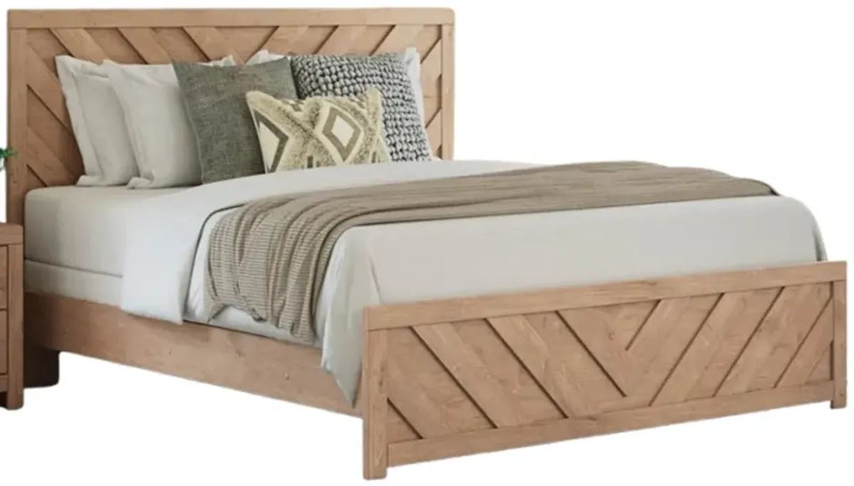 Signature Design by Ashley® Sanginlane Tan King Panel Bed