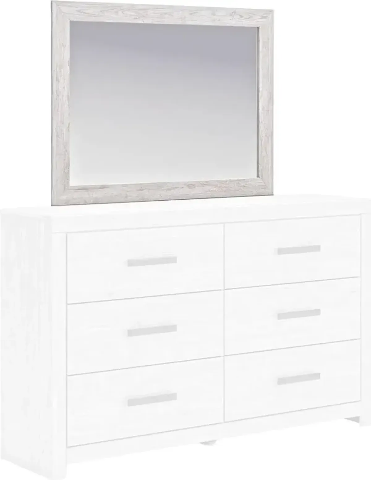 Signature Design by Ashley® Cayboni Whitewash Bedroom Mirror