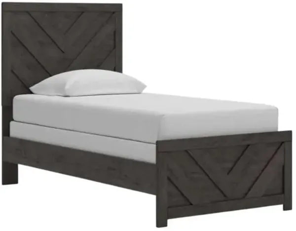 Signature Design by Ashley® Prendonea Charcoal Twin Panel Bed