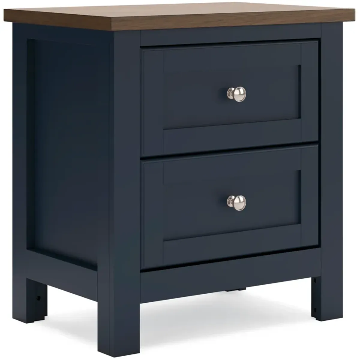 Signature Design by Ashley® Landocken Blue/Brown Nightstand