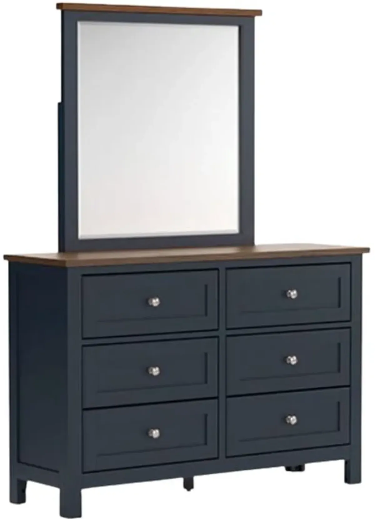 Signature Design by Ashley® Landocken Blue/Brown Dresser and Mirror