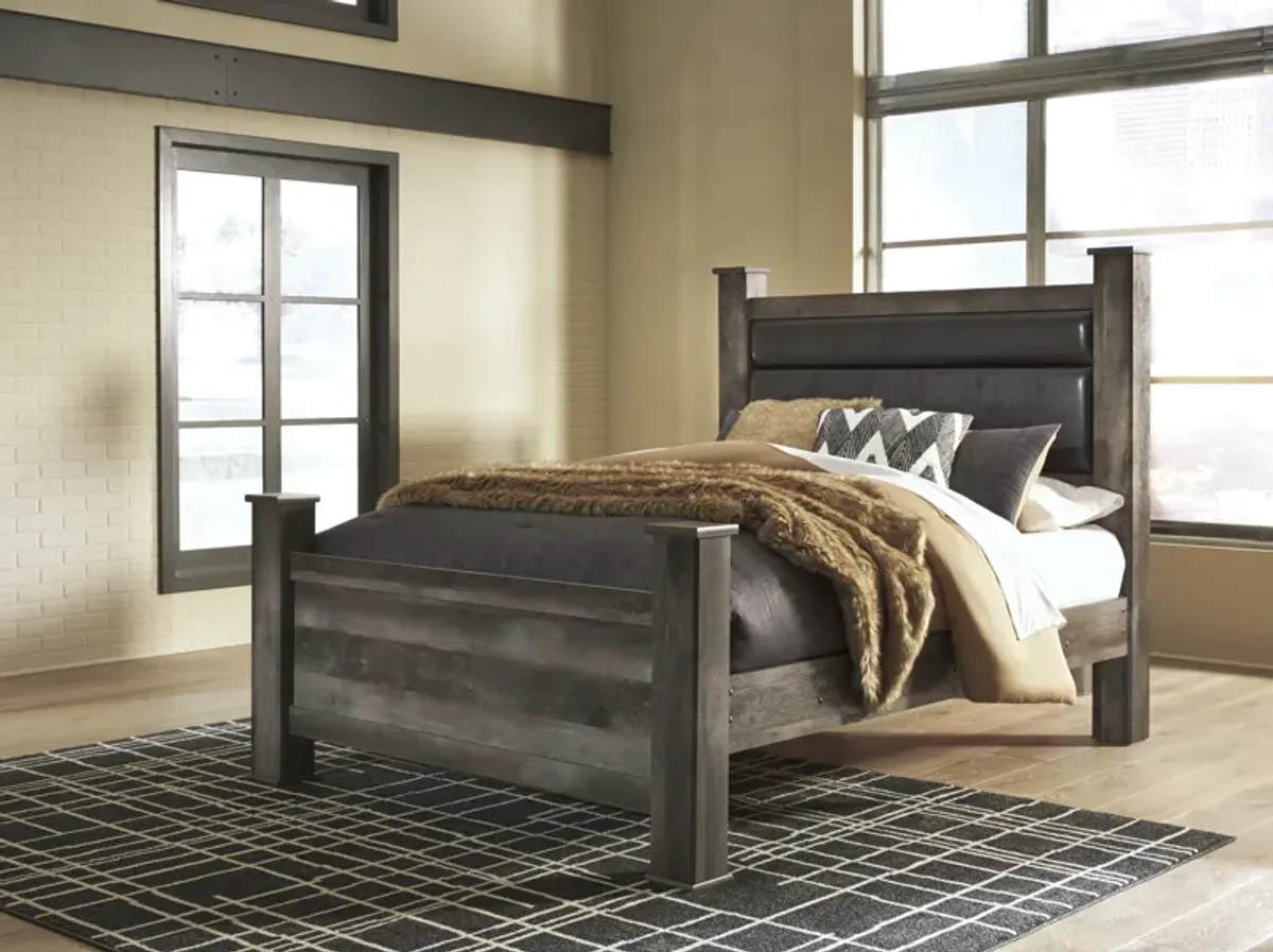 Signature Design by Ashley® Wynnlow Gray King Poster Bed