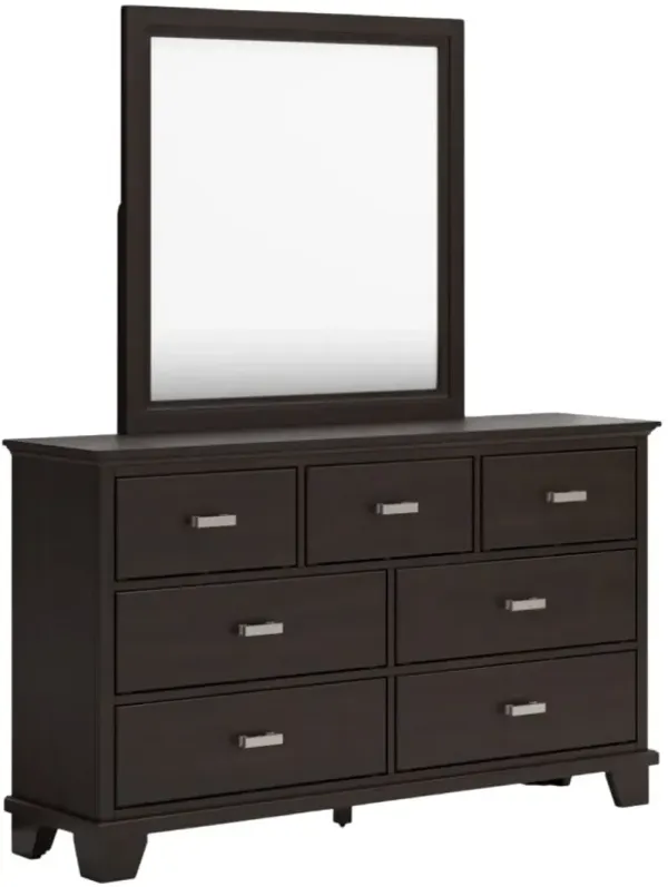 Signature Design by Ashley® Covetown Dark Brown Dresser and Mirror