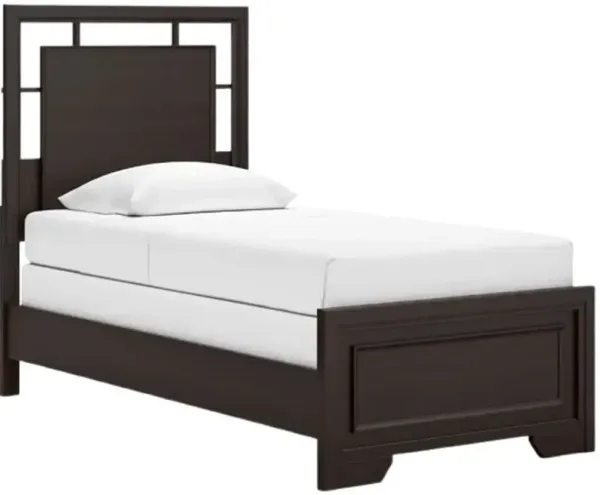 Signature Design by Ashley® Covetown Dark Brown Youth Twin Panel Bed