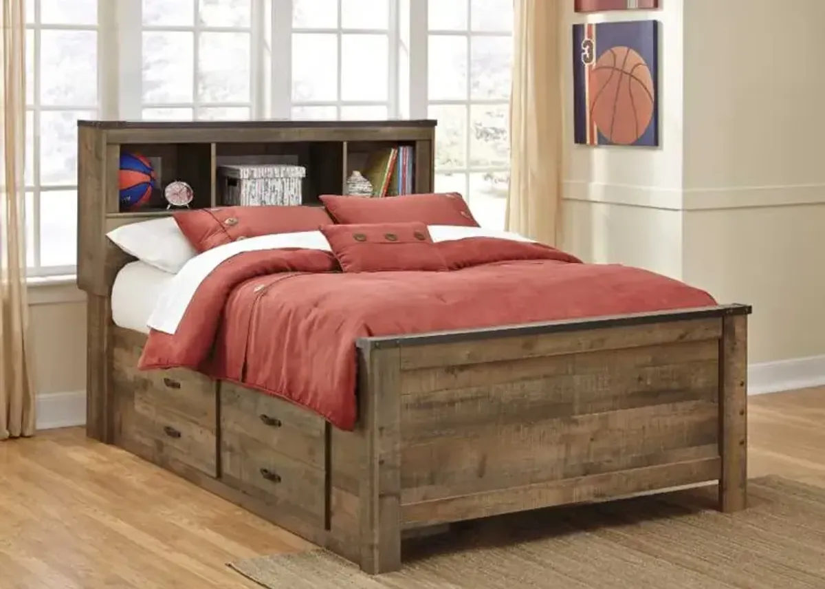 Signature Design by Ashley® Trinell Brown Full Bookcase Bed