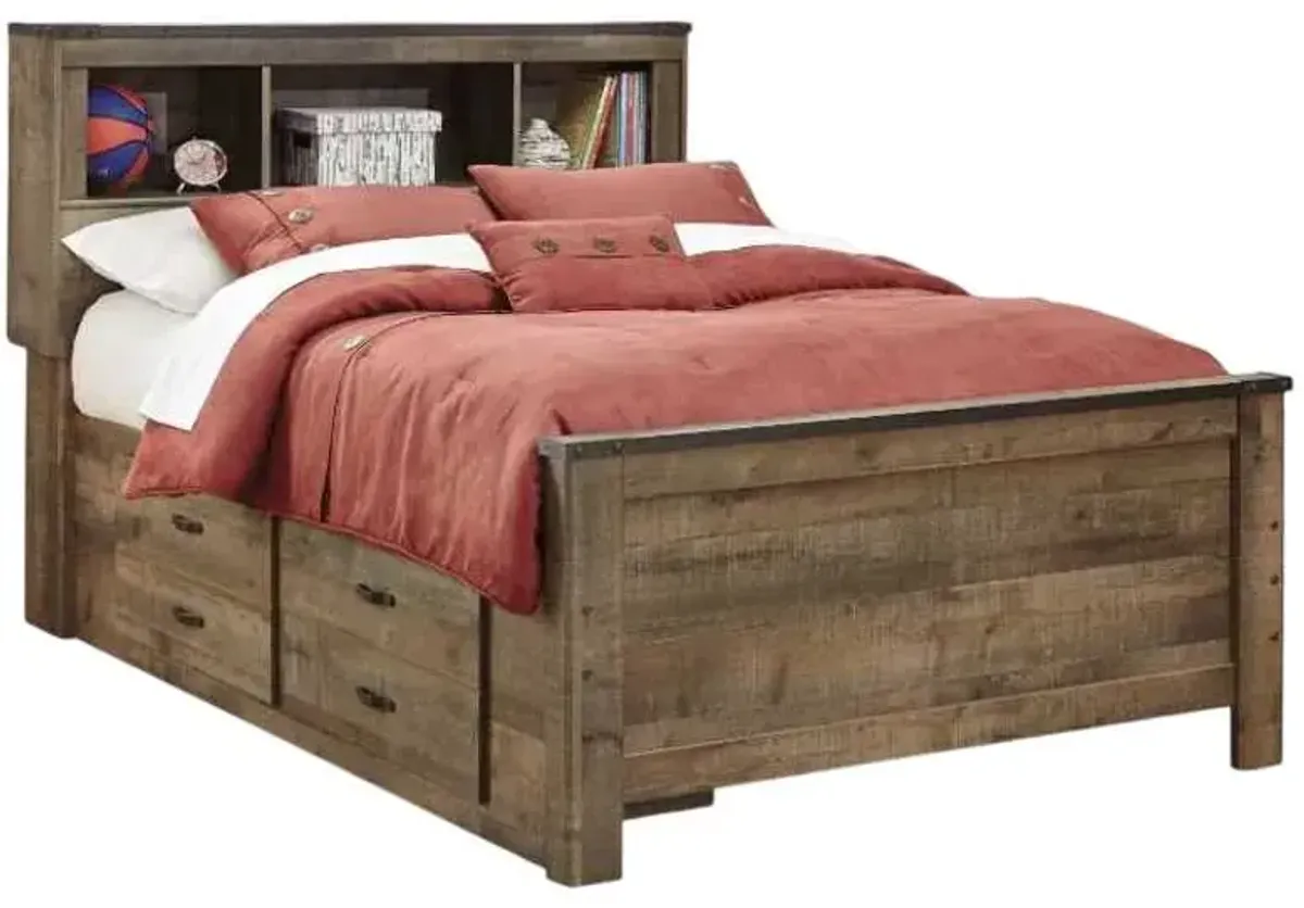Signature Design by Ashley® Trinell Brown Full Bookcase Bed
