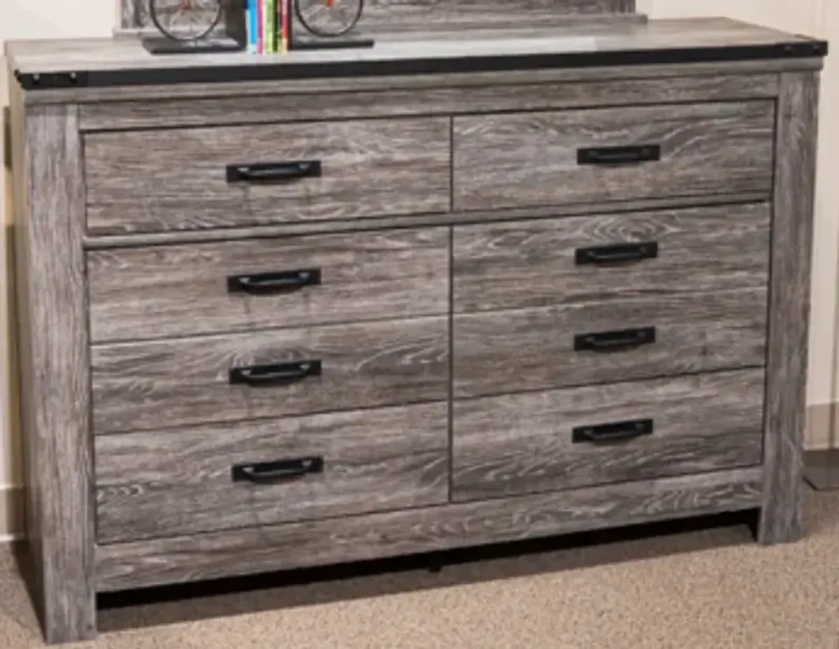 Signature Design by Ashley® Frandern Gray 6-Drawer Dresser