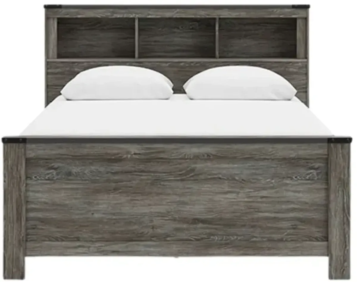 Signature Design by Ashley® Frandern Gray Youth Twin Bookcase Storage Panel Bed