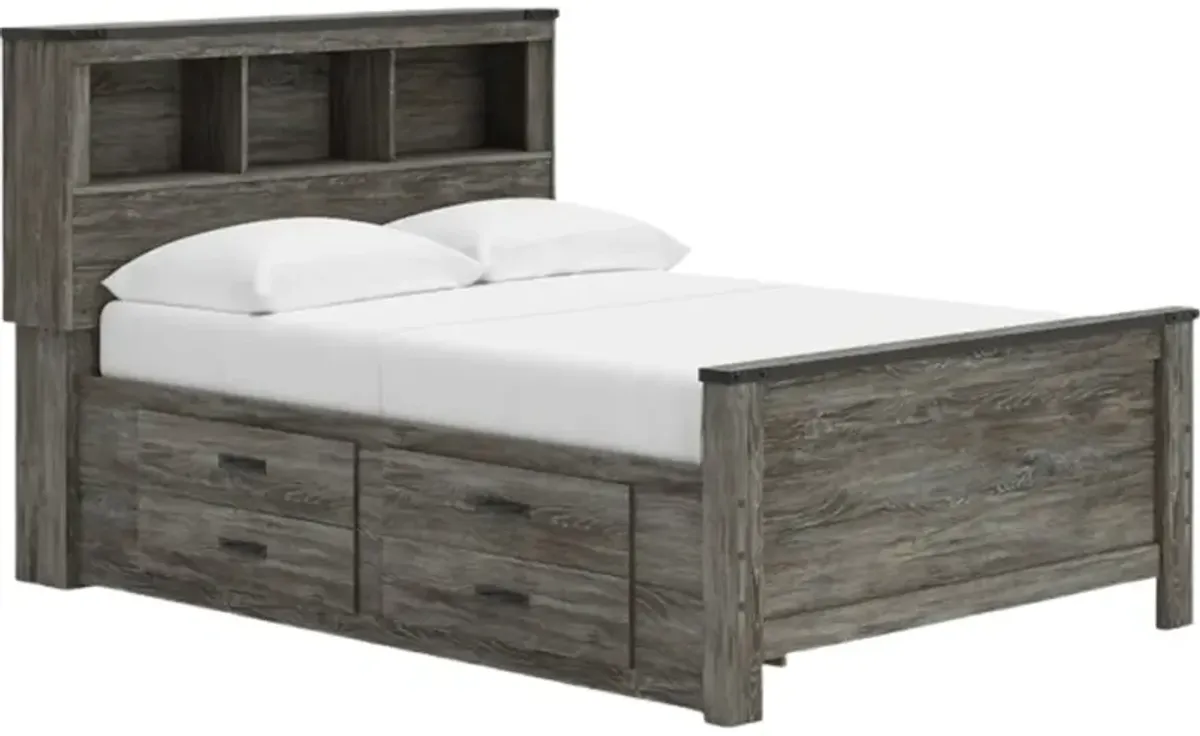 Signature Design by Ashley® Frandern Gray Full Storage Bookcase Bed