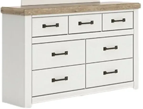 Benchcraft® Savonport Brown/White Dresser