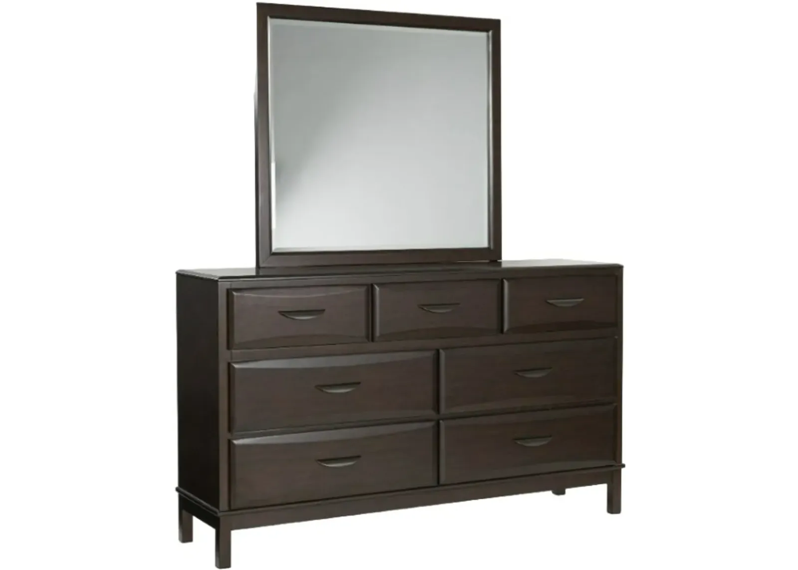 Benchcraft® Vanmore Dark Brown Dresser with Mirror