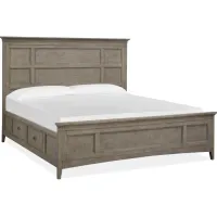 Magnussen Home® Paxton Place Dovetail Grey Queen Storage Bed P96169085