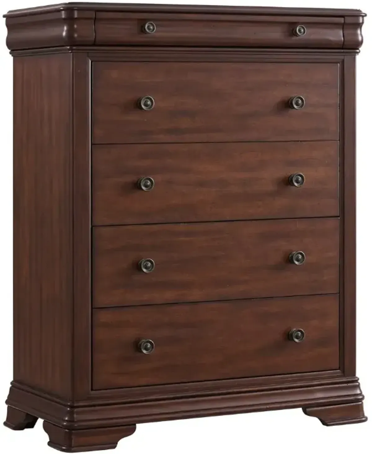 Elements International Phillipe Cherry 5-Drawer Chest