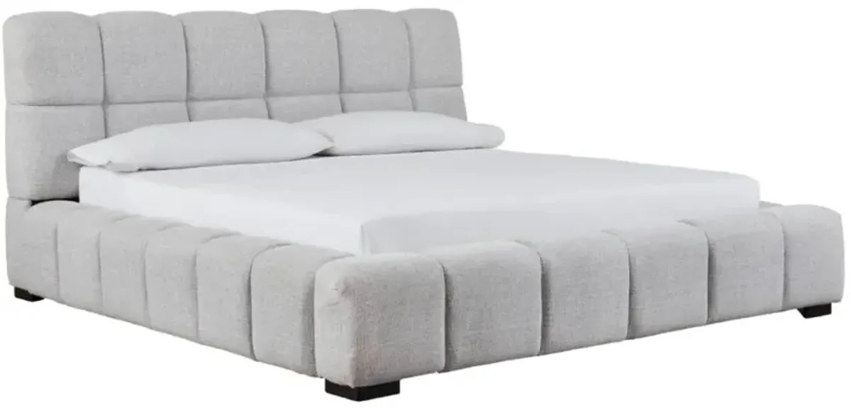 Signature Design by Ashley® Grendusk Light Gray California King Upholstered Panel Bed
