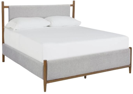 Signature Design by Ashley® Lyncott Brown Queen Upholstered Panel Bed