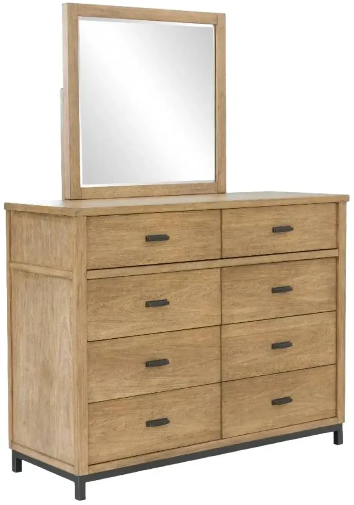 Benchcraft® Tomtyn Light Brown Dresser and Mirror