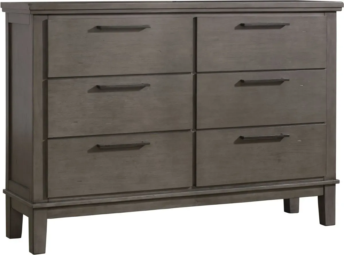 Benchcraft® Hallanden Antiqued Gray Dresser