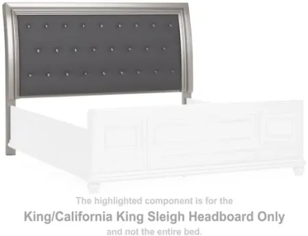 Signature Design by Ashley® Coralayne Silver King/California King Sleigh Headboard