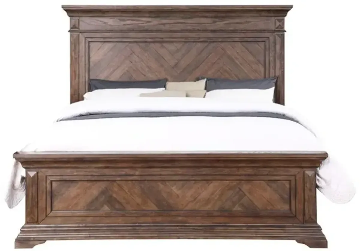New Classic® Home Furnishings Mar Vista Walnut Queen Bed