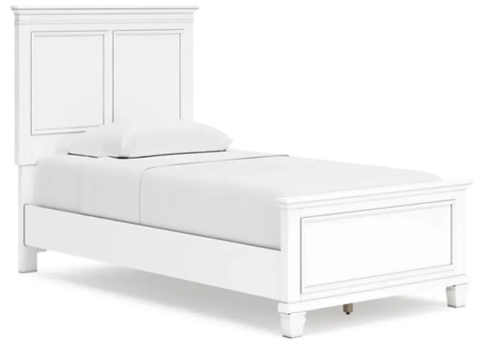 Signature Design by Ashley® Fortman White Twin Panel Bed