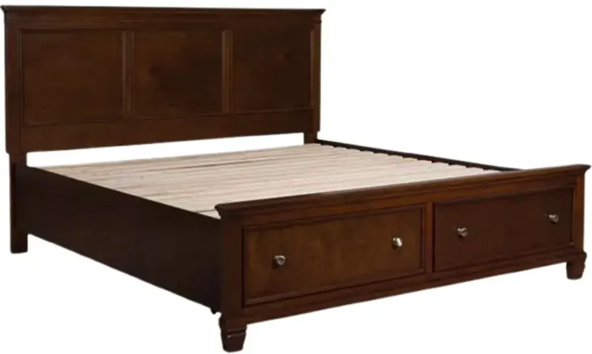 Signature Design by Ashley® Danabrin Brown California King Panel Storage Bed