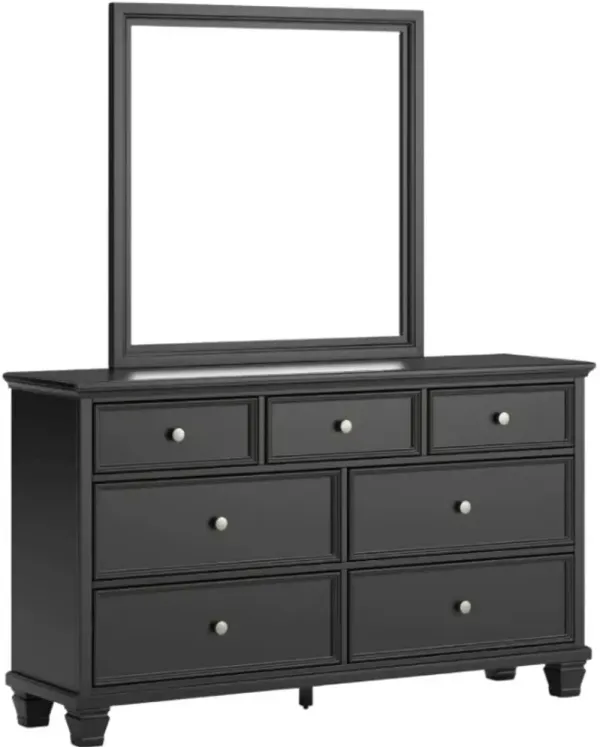 Signature Design by Ashley® Lanolee Black Dresser and Mirror