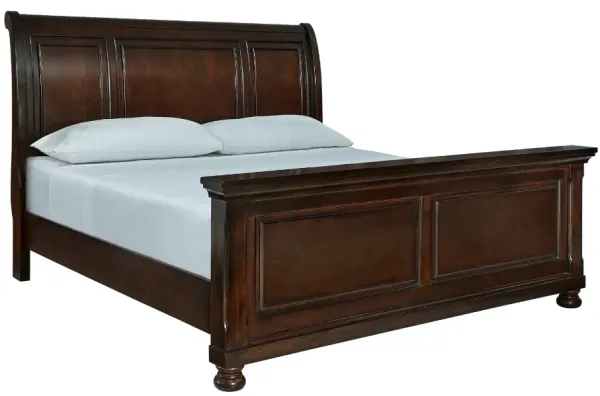 Millennium® by Ashley® Porter Rustic Brown California King Sleigh Bed