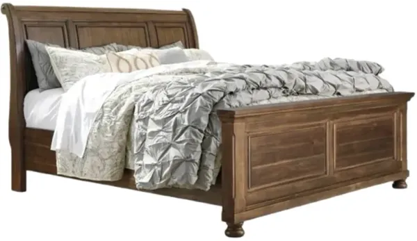 Signature Design by Ashley® Flynnter Medium Brown Queen Sleigh Bed