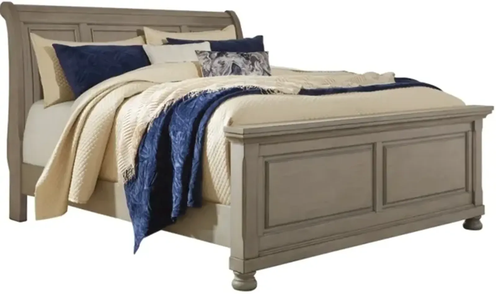 Signature Design by Ashley® Lettner Light Gray King Sleigh Bed