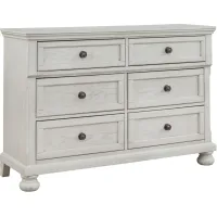 Signature Design by Ashley® Robbinsdale Antique White 6-Drawers Dresser