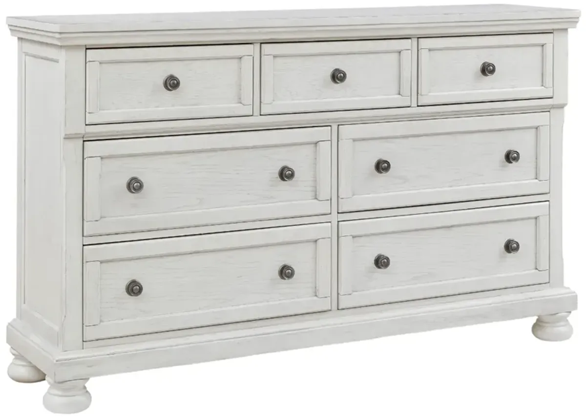 Signature Design by Ashley® Robbinsdale Antique White 7-Drawers Dresser