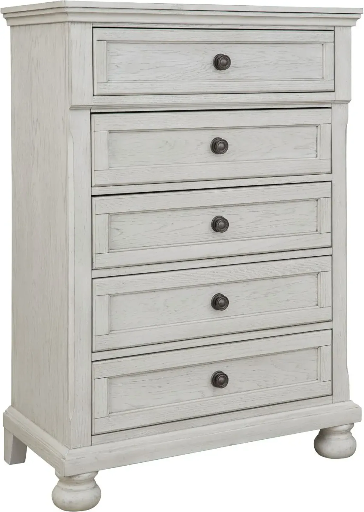 Signature Design by Ashley® Robbinsdale Antique White 48" Chest of Drawers