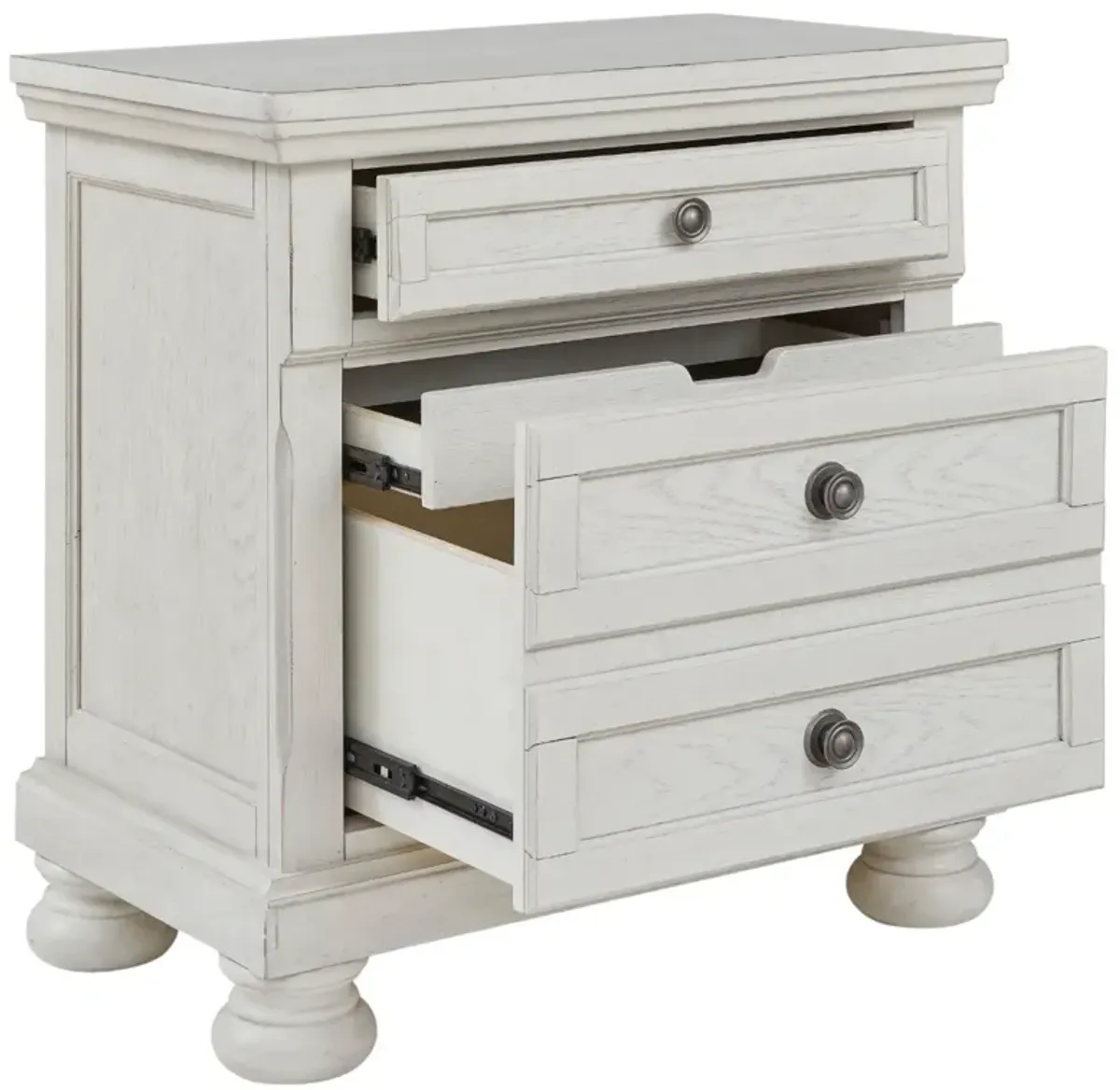 Signature Design by Ashley® Robbinsdale Antique White 29" Nightstand