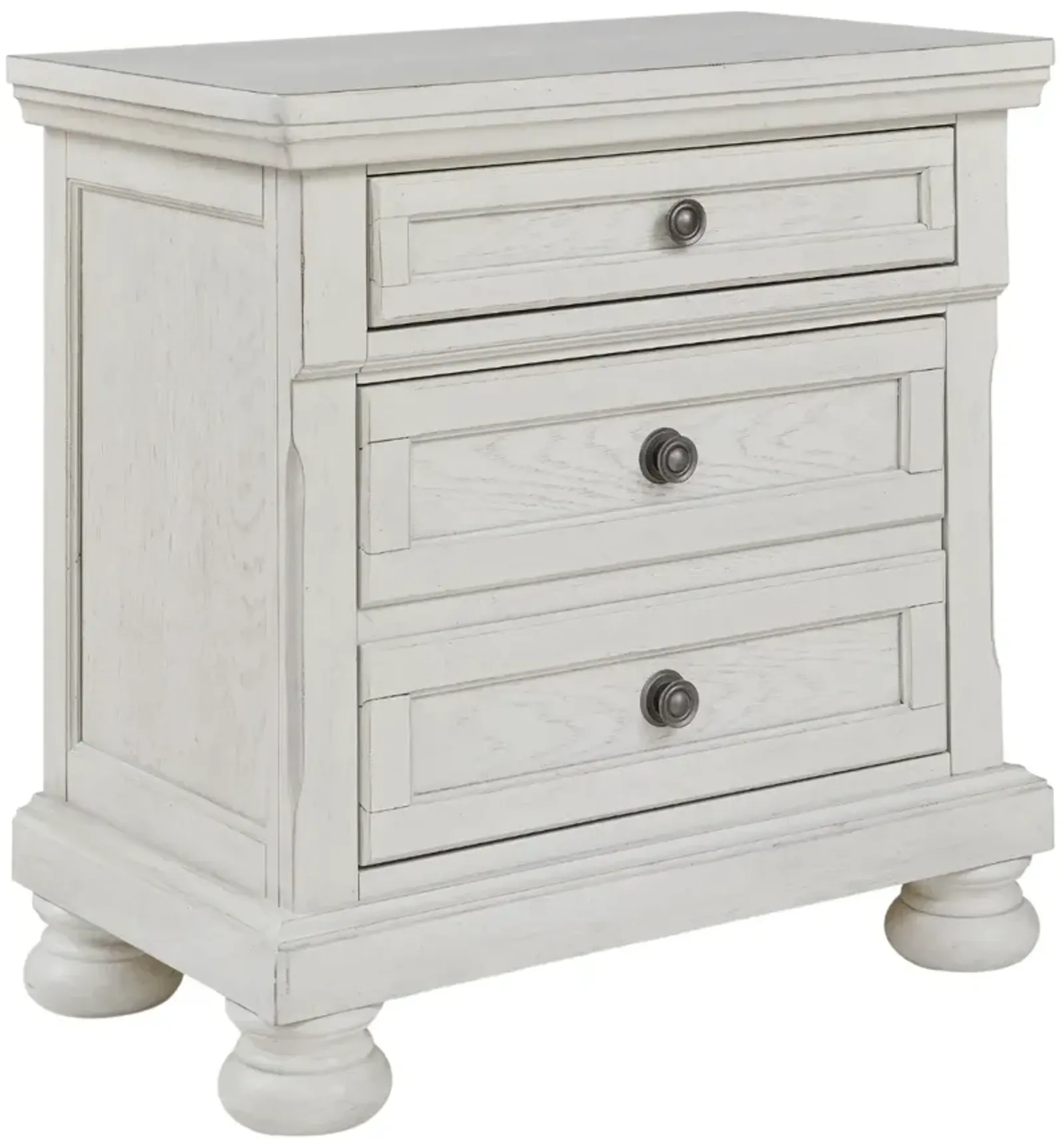 Signature Design by Ashley® Robbinsdale Antique White 2-Drawers Nightstand