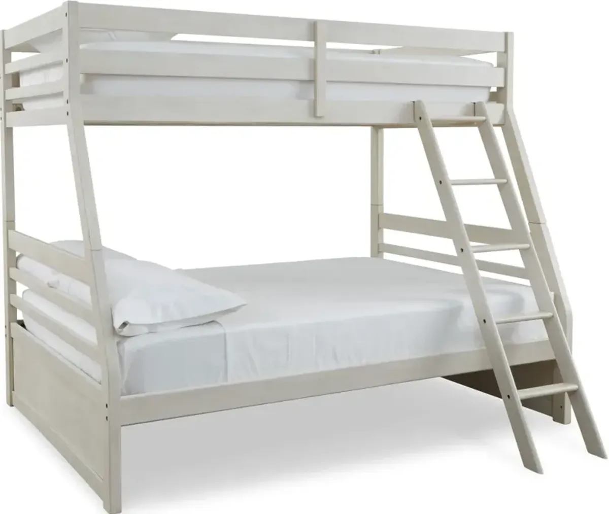 Signature Design by Ashley® Robbinsdale Antique White Twin/Full Bunk Bed