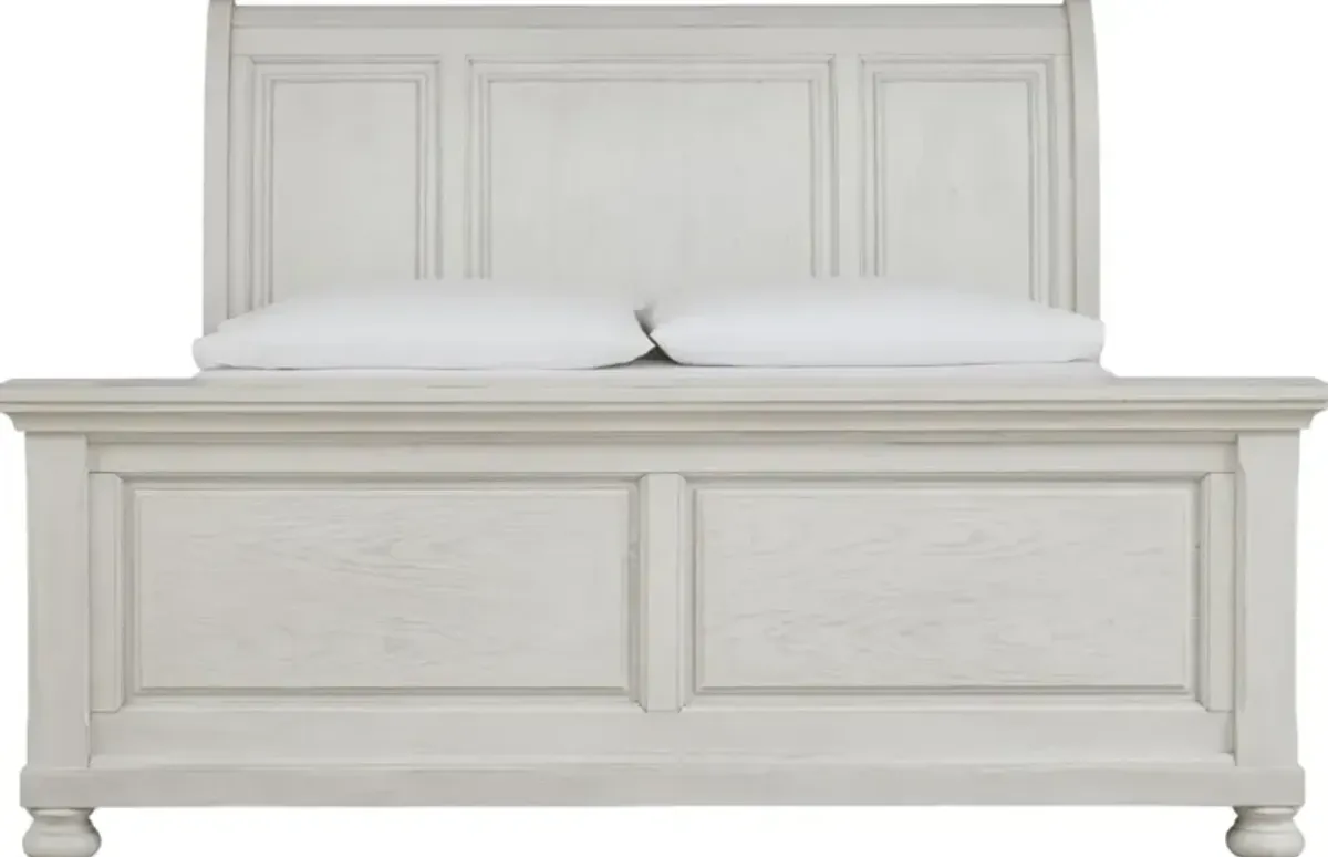 Signature Design by Ashley® Robbinsdale White Queen Sleigh Bed