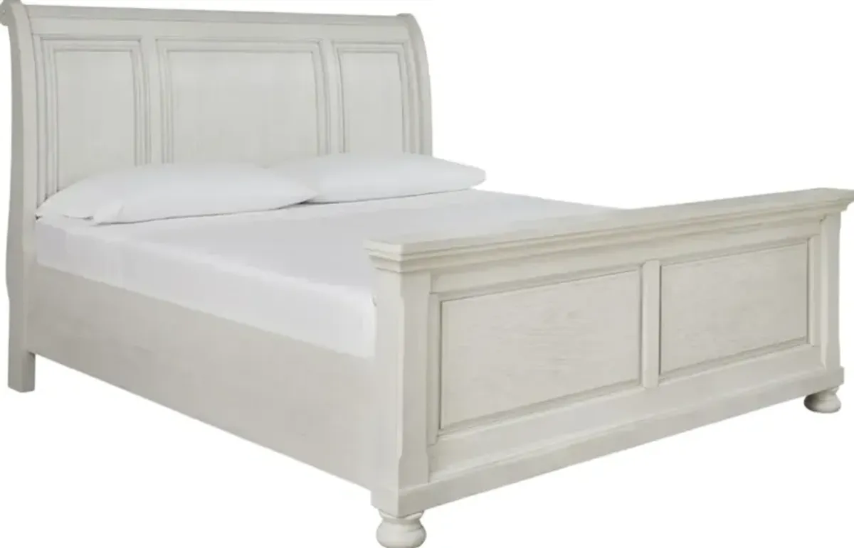 Signature Design by Ashley® Robbinsdale White Queen Sleigh Bed