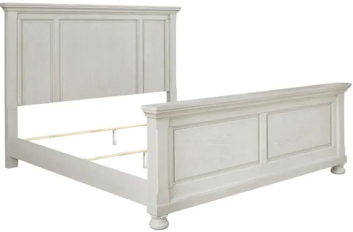 Signature Design by Ashley® Robbinsdale Antique White King Panel Bed