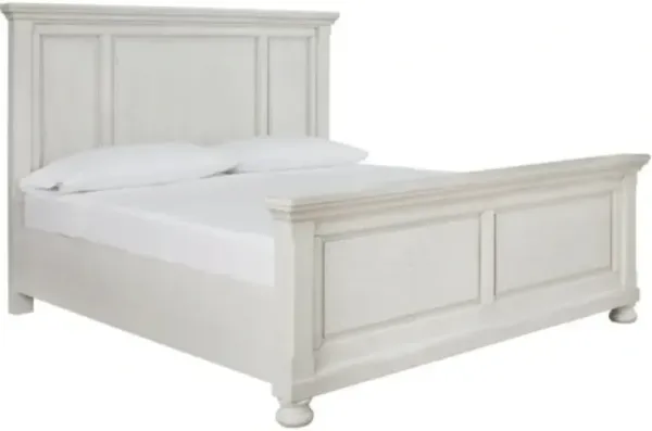 Signature Design by Ashley® Robbinsdale Antique White King Panel Bed