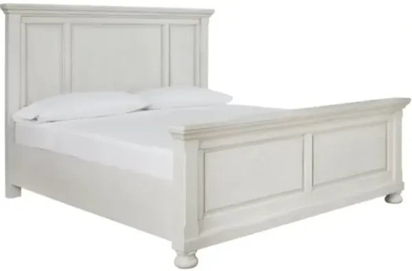 Signature Design by Ashley® Robbinsdale Antique White California King Panel Bed